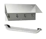 Grab bars, shelves, soap dishes, coat hooks, etc. for high security and sensitive areas. (Anti-ligature)